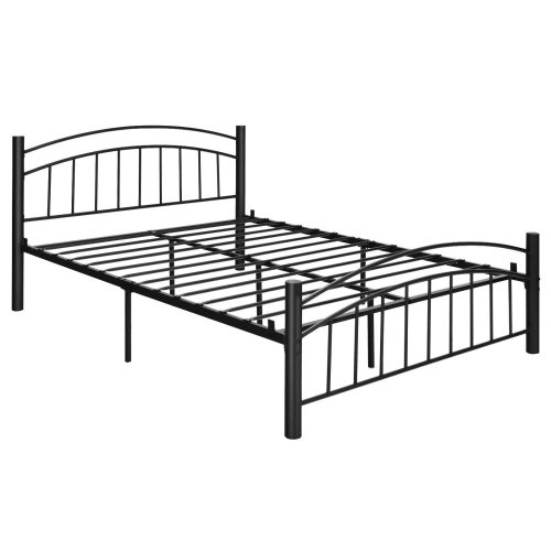 SLICKBLUE  Modern Platform Bed With Headboard And Footboard-Queen Size