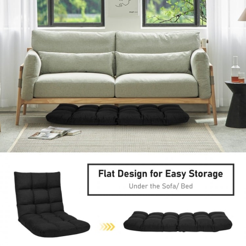 14-Position Adjustable Folding Lazy Gaming Sofa