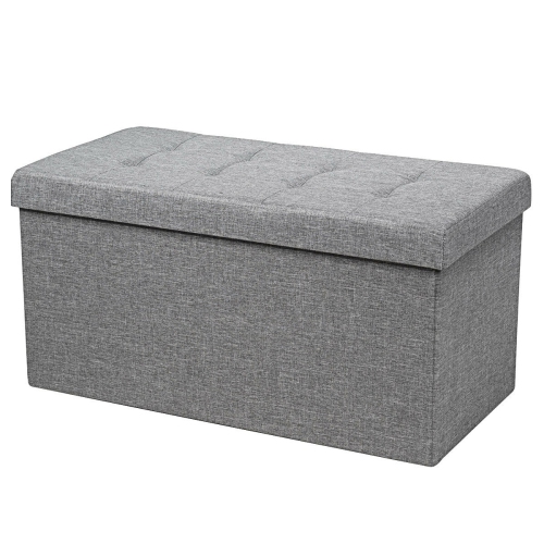 SLICKBLUE  31.5 Inch Fabric Foldable Storage With Removable Storage Bin-Light In Gray