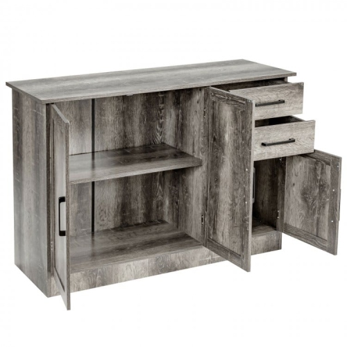 Multi-Functional Buffet Cabinet – Console Table with 2-Door Cabinet and Drawers