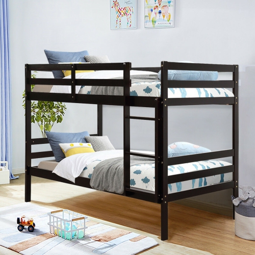 Solid Hardwood Children’s Bunk Bed, Sturdy Wooden Construction