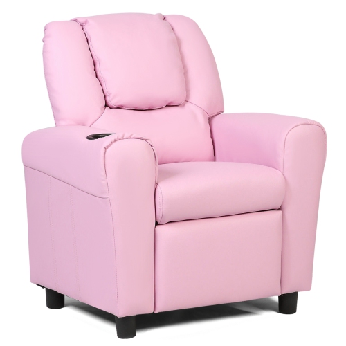 SLICKBLUE  Kids Recliner Armchair Sofa-Pink