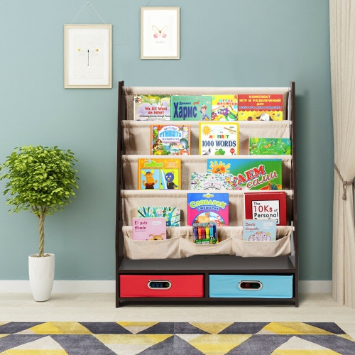 Livres pour enfants et jouets tablettes d’organisation – Café