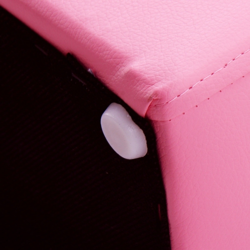 Canapé rembourré pour enfants avec pouf – Décoration diamant et style princesse pour tout-petits