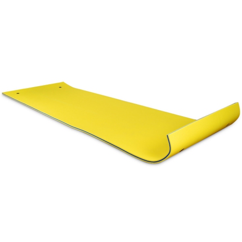 SLICKBLUE  3 Layer Floating Water Pad Foam Mat-Yellow