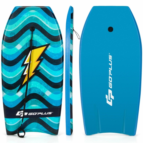 Lightweight Bodyboard with Wrist Leash for Kids and AdultsM Best Buy