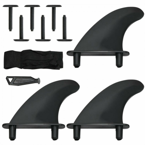 Planche de surf de 6 pi avec 3 ailettes amovibles