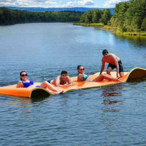 12 x 6 Feet 3 Layer Floating Water Pad