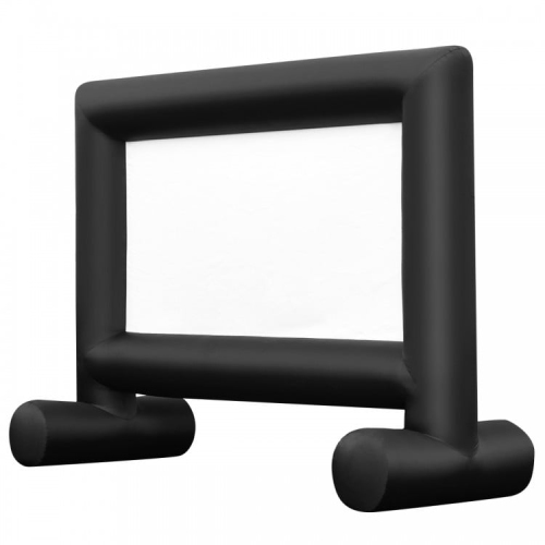Inflatable Outdoor Movie Projector Screen with Blower and Carrying Bag