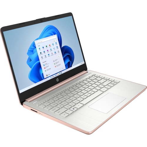 HP Stream 14" HD 1366 x 768 Laptop - Intel N4120, 64GB, 4GB, Window 11, Office 365 - Rose Gold