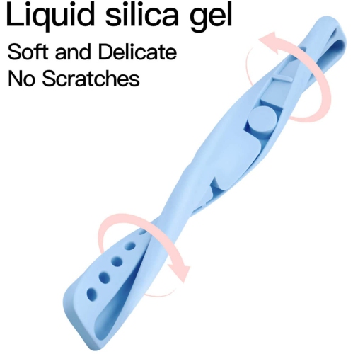 Compatible avec le stylet Apple Pencil de 1re/2e génération, la boîte de rangement avec support pour crayon et d’autres emplacements pour stylet,