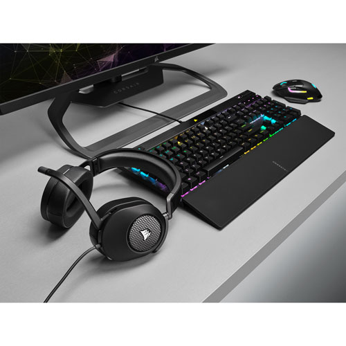Image 6 of 8.. Corsair HS65 Surround Gaming Headset - Black