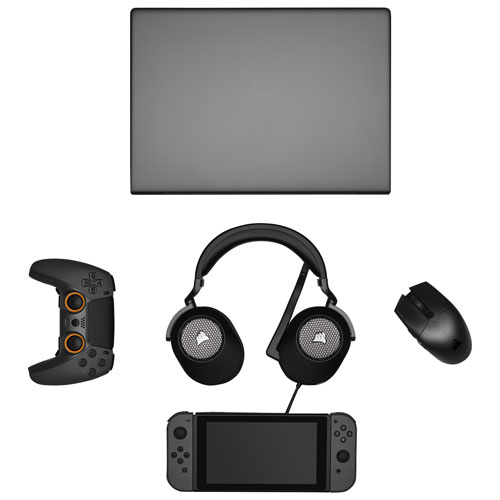Image 7 of 8.. Corsair HS65 Surround Gaming Headset - Black