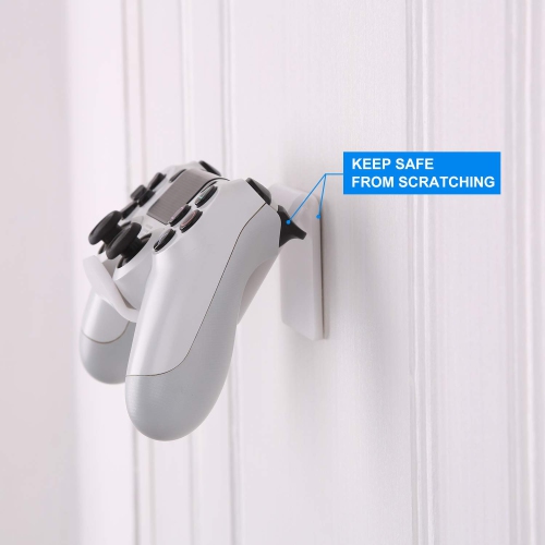 OAPRIRE Universal Controller Holder Wall Mount Set of 2 for PS4 PS5 Xbox One Switch, Controller Stand Gaming Accessories wit