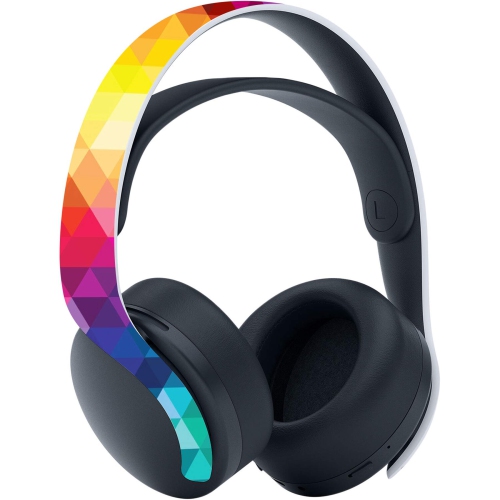 Habillage d’ensemble complet triangulaire coloré de Playvital pour console ps5 édition numérique, décalcomanie en vinyle autocollant pour manette de