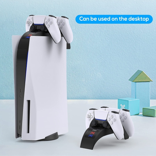 Station de chargement de manette pour PS5, accessoires de station de recharge pour manette DualSense de PS5, console MENEEA pour PlayStation 5