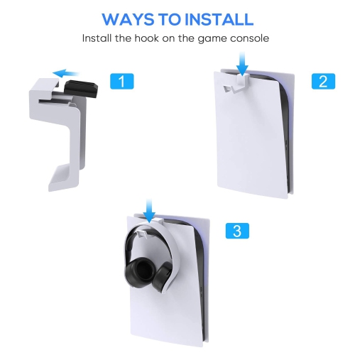 Headphone Holder Compatible with PS5, Hook Hanger Compatible with PS5 Headphone Hanger Holder, Headset Stand Compatible with