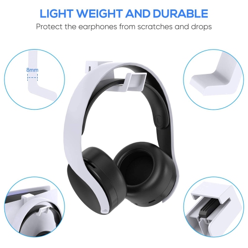 Headphone Holder Compatible with PS5, Hook Hanger Compatible with PS5 Headphone Hanger Holder, Headset Stand Compatible with