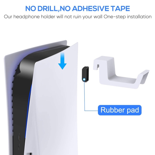 Headphone Holder Compatible with PS5, Hook Hanger Compatible with PS5 Headphone Hanger Holder, Headset Stand Compatible with
