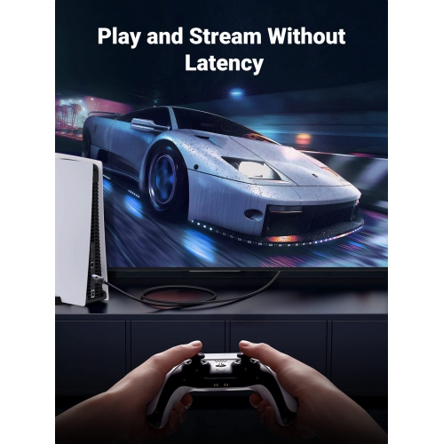 Câble Ethernet Cat 8 DE 10 PI; Câble réseau haute vitesse tressé 40 Gb/s; Câble réseau RJ45 de 2000 MHz; câbles réseau local robuste C blindé