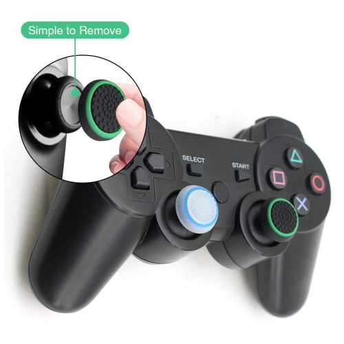 8 Pack Controller Thumb Grips for PS5 PS4 Xbox, Wireless Controllers Silicone Analog Cover Thumbstick Grips Compatible with