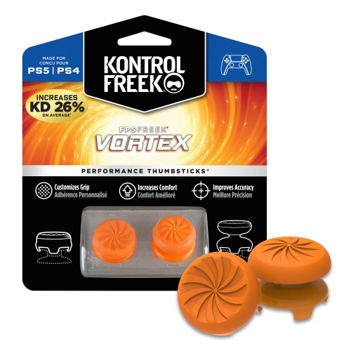 Capuchons antidérapants FPS Freek Vortex performance de KontrolFreek pour manette de PlayStation 4