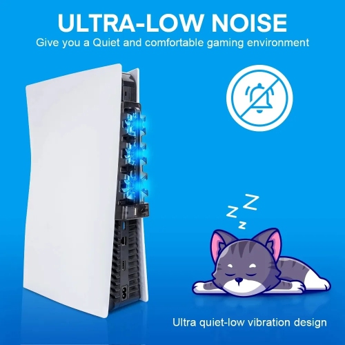 Ventilateur de refroidissement compatible avec la console PS5, les ventilateurs haute vitesse de dissipation de la chaleur 3 et les consoles