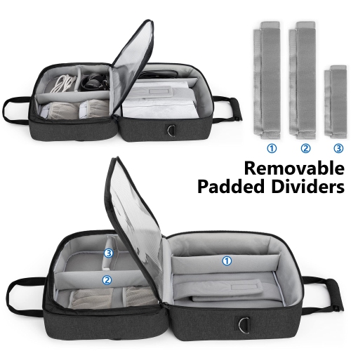 Trunab Gaming Console Bag Compatible with PS5/PS4/PS4 Pro/PS4 Slim/Xbox One/Xbox One X/Xbox One S, Portable Travel Handbag w