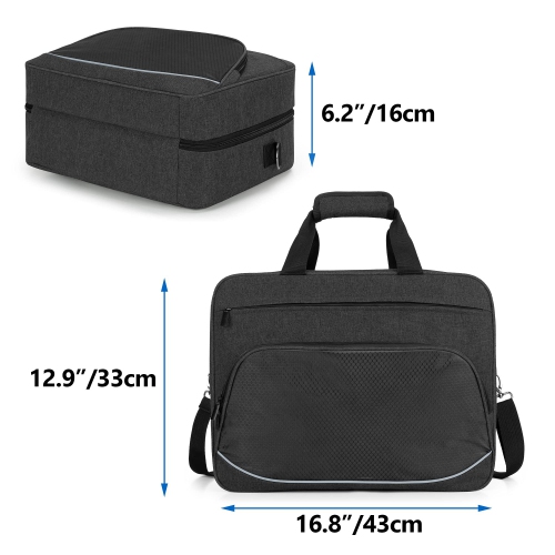 Trunab Gaming Console Bag Compatible with PS5/PS4/PS4 Pro/PS4 Slim/Xbox One/Xbox One X/Xbox One S, Portable Travel Handbag w