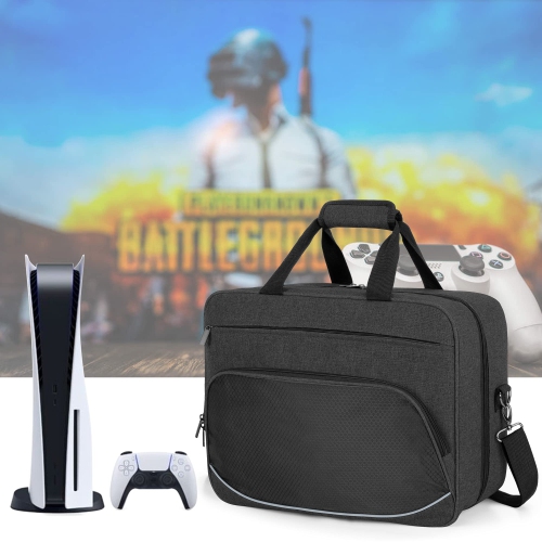 Trunab Gaming Console Bag Compatible with PS5/PS4/PS4 Pro/PS4 Slim/Xbox One/Xbox One X/Xbox One S, Portable Travel Handbag w