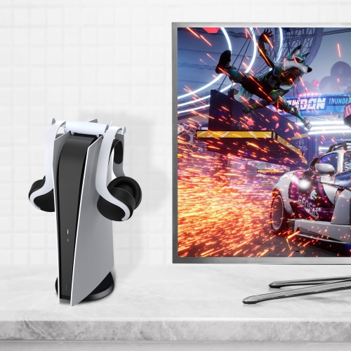 Support pour casque d’écoute PS5, crochet pour écouteurs PS5, casques de jeu pour PlayStation 5 de Sony, Accessoires pour PS5, blanc