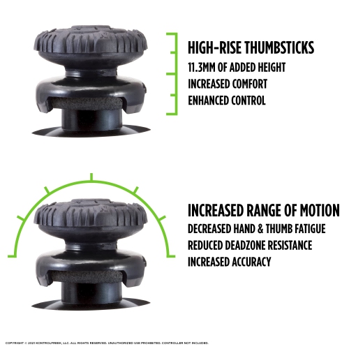 Ensemble performance FPS Freek Battle Royale Nightfall de KontrolFreek pour manette PlayStation 4 | jeu performance inclus