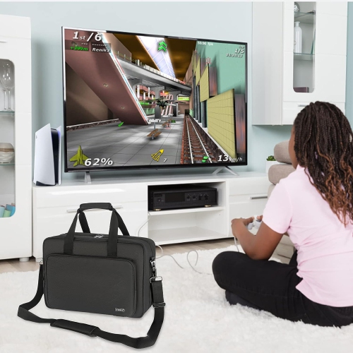Étui de transport pour PS5, compatible avec la console PlayStation 5 et PS5 Disk/Digital Edition, sac à main pour PlayStation