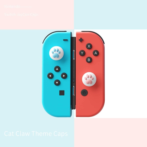 LightPro Switch Thumb Grips Cap Joystick Caps for Nintendo Switch Joy-Con and Nintendo Switch Lite Controller, Cute Cat Paw
