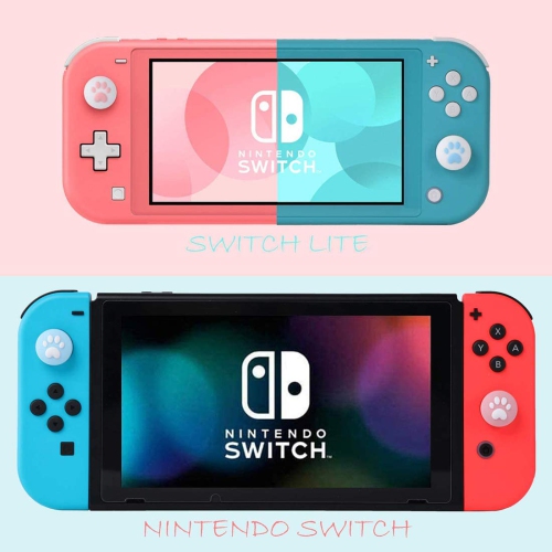LightPro Switch Thumb Grips Cap Joystick Caps for Nintendo Switch Joy-Con and Nintendo Switch Lite Controller, Cute Cat Paw