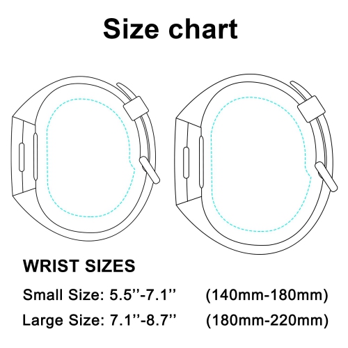 Tobfit Band Compatible with Fitbit Charge 4 Bands & Fitbit Charge 3 Bands, Classic Sport Wristbands Accessory Small Large Ad