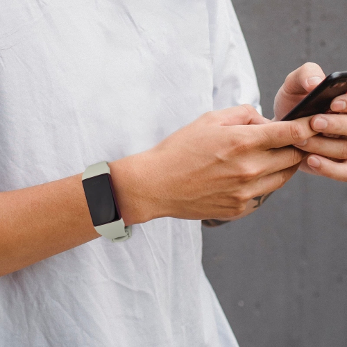 Vancle Slim Bands Compatible with Fitbit Charge 4 / Charge 3 / Charge 3 SE Bands, Classic Soft Replacement Wristband Sport S