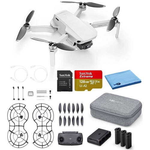 DJI Mavic Mini Fly More Combo Drone FlyCam Quadcopter Bundle with SD Card +  More