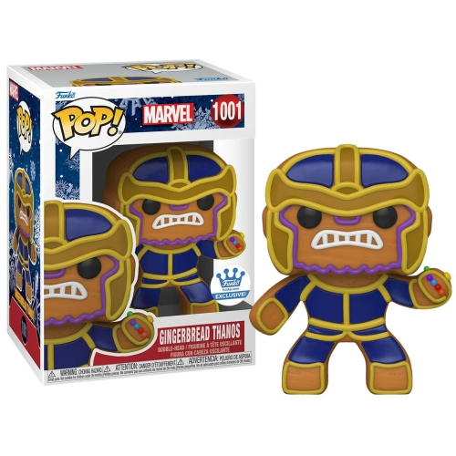 Pop Marvel 3.75 Inch Action Figure Exclusive - Gingerbread Thanos #1001