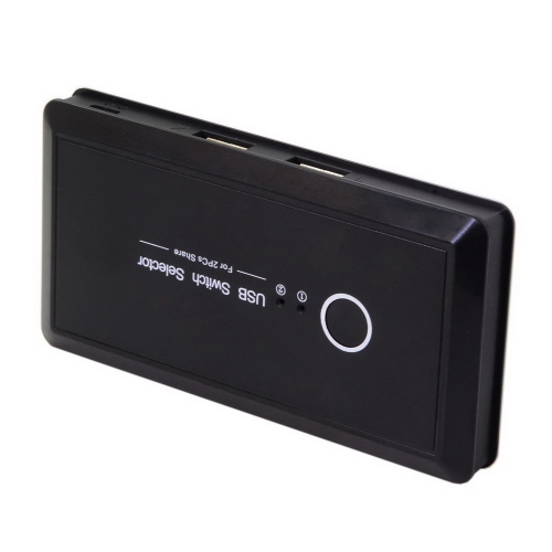 SuperGooDeal – Commutateur de partage/sélecteur USB 2.0, 2 partage d’ordinateur, 4 appareils USB KVM