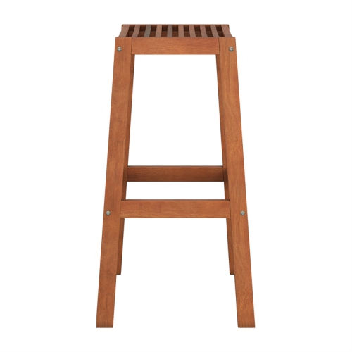 CorLiving Miramar Natural Hard Wood Outdoor Bar Stool