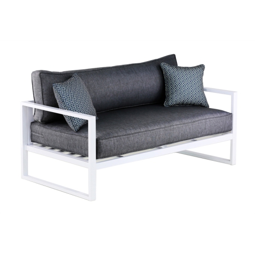 Elle Decor Paloma Patio Sofa in White