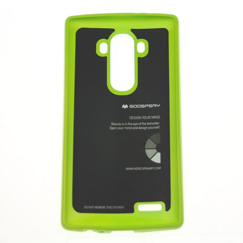 TopSave Goospery Pearl Jelly Slim Thin Rubber Case For LG G4, Green