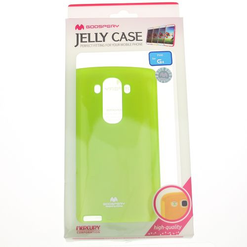 TopSave Goospery Pearl Jelly Slim Thin Rubber Case For LG G4, Green