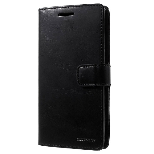 TopSave Goospery Bluemoon Card Slot w/Magnetic Clip Leather Folio Wallet Flip for LG G4, Noir