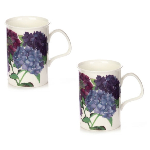 ROY KIRKHAM  Lancaster Mug - Hydrangea Set Of 2