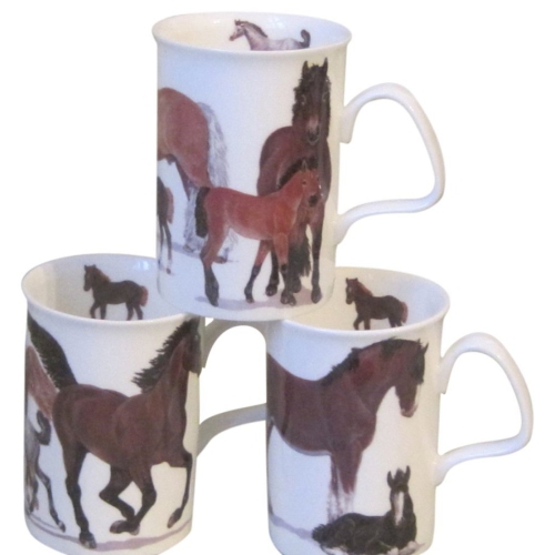 Lancaster Mug - Horses Set of 6