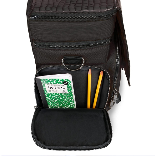 ENHANCE Collector's Edition RPG Adventurer's DND Bag – Sac de voyage extérieur avec coffre miniature de table, support de tapis, poches pour dés,