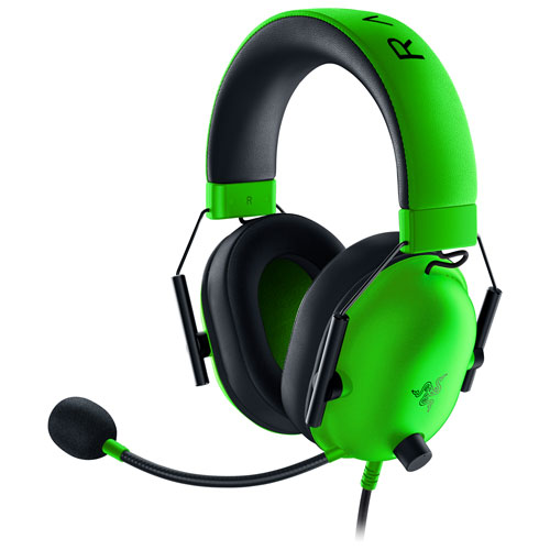 Razer Blackshark V2 X Wired Gaming Headset Green Best Buy Canada