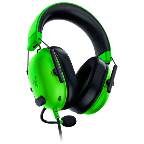 Casque de jeu BlackShark V2 X de Razer - Vert